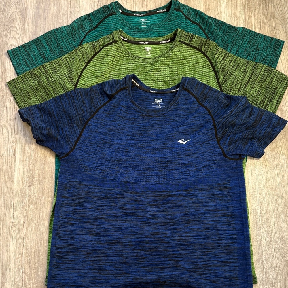 Everlast Green Patterned Athletic Shirt